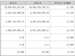 电投能源2024年营收298.6亿元 净利润53.4亿元