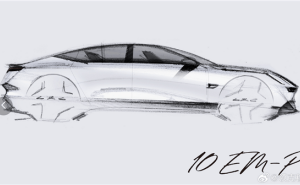 领克新车“10 EM-P”手绘曝光，或成Z10插电混动版