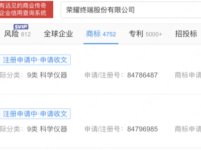 荣耀终端公司申请“电霸”商标，科学仪器领域新布局？