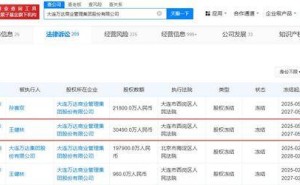 王健林股权频遭冻结，名下数亿资产被锁定期两年？