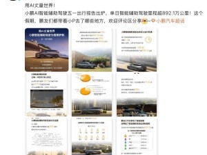 小鹏汽车五一出行报告：智能辅助驾驶里程大增，凌晨时段最活跃