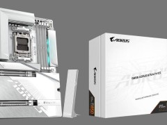 技嘉AORUS STEALTH ICE主板家族添新丁：X870与B850白色背插版亮相