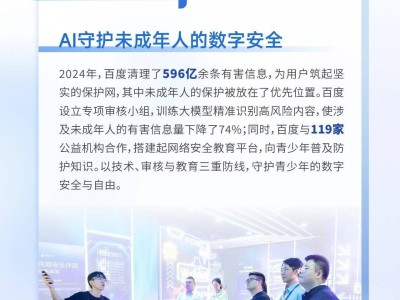 百度2024年ESG报告：守护网络安全，拦截恶意网站达805亿次
