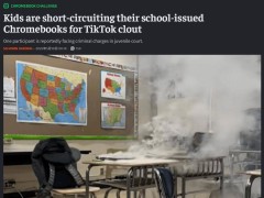 美学生流行“Chromebook挑战”致设备起火，TikTok紧急干预