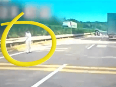 高速故障车“人肉警示”？交警：违规，罚！