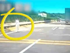 高速故障车“人肉警示”？交警：违规，罚！