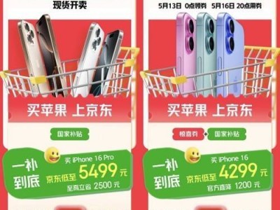 京东心动购物季苹果全系大放价，叠加国补以旧换新，最低6折起！