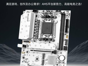 精粤B850M PRO主板亮相：白色雪花主题，190mm超窄M-ATX设计