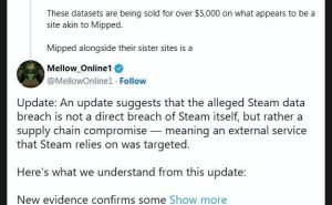 Steam账户信息疑遭泄露，8900万用户游戏库安全岌岌可危？
