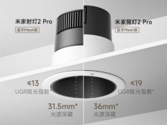 米家筒燈射燈2 Pro藍(lán)牙Mesh版上市，Ra97護(hù)眼高顯指，智能照明新選擇！