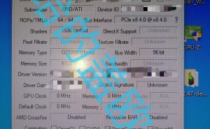 AMD Navi 33 GPU原型显卡曝光：1536流处理器配6GB显存