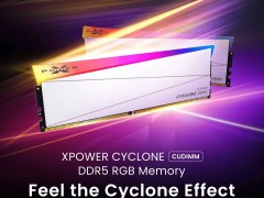 广颖电通发布XPOWER Cyclone DDR5内存条，速度高达9200 MT/s
