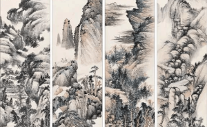 萧俊贤山水画探秘：融古汇今，笔墨间尽显苍古醇厚之美