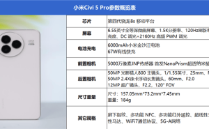 小米Civi 5 Pro评测：轻薄旗舰新标杆，性能影像双在线