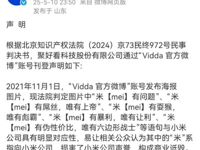 海信Vidda败诉启示：高玉玲能否成为下一个董明珠？