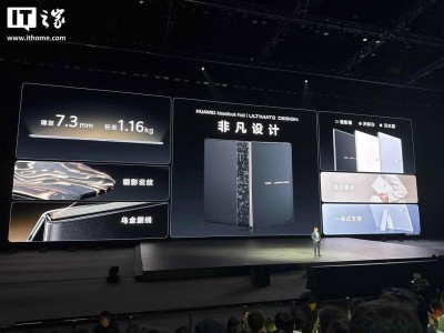华为MateBook Fold折叠屏笔记本惊艳亮相，重量仅1.16kg！