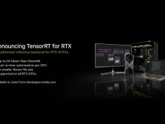 英伟达TensorRT AI推理加速登陆GeForce RTX，性能倍增引期待！