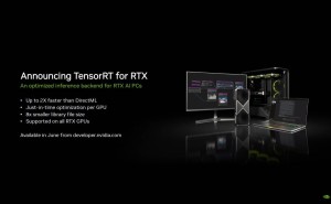 英伟达TensorRT AI推理加速登陆GeForce RTX，性能倍增引期待！