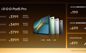 iQOO Pad5系列新品发布：天玑9400+处理器+144Hz屏，仅售2399元起！