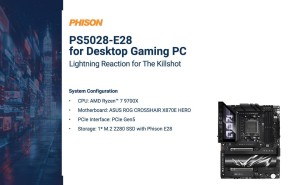 群联E28主控实测：7W功耗下SSD读写速度逼近15GB/s
