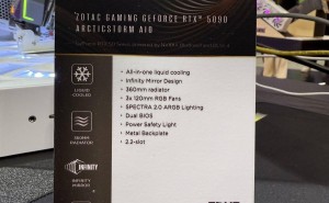 索泰RTX 5090 ArcticStorm AIO水冷显卡亮相，360冷排强劲散热！