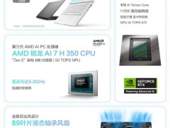 华硕天选Air 2025轻薄本发布：高颜值高性能，7499元入手顶配