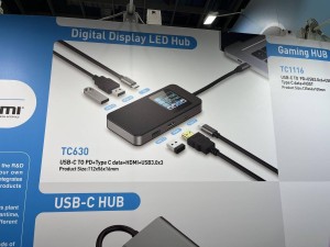 Wedellink TC630扩展坞亮相台北电脑展：自带点阵屏，双C口设计抢眼