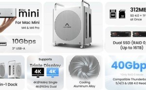 Acasis扩展坞众筹火爆，M4 Mac mini接口与存储大升级！