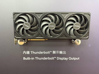 撼与科技台北电脑展亮相：Arc显卡集成双雷电5，80Gbps高速传输