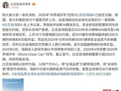 比亚迪海鸥全球征程再添新章，欧洲15国同步上市引领风潮