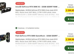 RTX 5090欧洲降价，高端显卡市场价格波动，恢复MSRP指日可待？