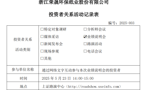 60岁浙商大佬退休前被强制？长子接班，荣晟环保股价大跌