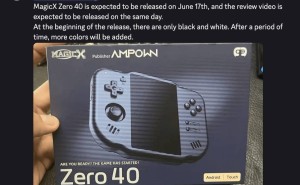 MagicX Zero 40掌机来袭，专为NDS与街机游戏模拟打造