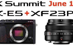 富士6月12日将发布XF23mm饼干镜头与X-E5相机，主题定为“经典”