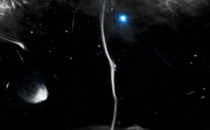 银河“蛇”骨断裂之谜：中子星高速撞击所致？