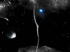 银河“蛇”骨断裂之谜：中子星高速撞击所致？