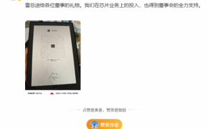 小米2025Q1财报亮相，雷军赠董事限量版玄戒O1芯片引网友围观