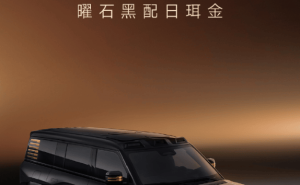 比亚迪仰望U8L新色“曜石黑配日珥金”登场，24K金标彰显奢华