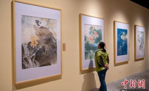 吴德文绘画遗作太原展出，花鸟之美引人回望