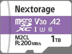 Nextorage发布NX-M2CL高速存储卡，microSD外形，读速高达200MB/s