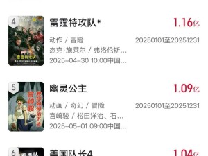 2025端午档票房突破4亿，《碟中谍8》领跑市场成冠军