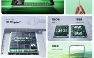 realme C73海外亮相：天玑6300芯片+4GB内存，性价比如何？
