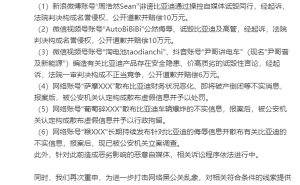 比亚迪严打网络黑公关：多起侵权案胜诉，最高赔偿达10万元！