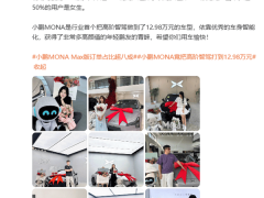 小鵬MONA Max版受熱捧，高階智駕僅12.98萬，近半車主竟是女性？