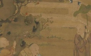 晚晴诗意融夏景，元人戏婴图中寻