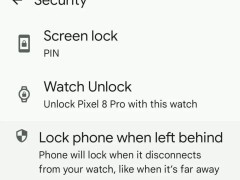 Pixel Watch将新增功能：手表断连手机自动锁屏