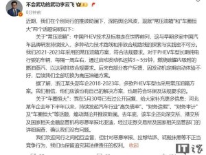 比亚迪李云飞详解“常压油箱”合规性，反击“车圈恒大”恶意举报