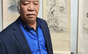 龙涛寿《松下封弈图》亮相荣宝斋，新文人画派精神震撼京城