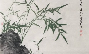 六月竹韵绘书画，品味知足人生香