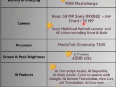 vivo Y400 Pro曝光：全新药丸相机模组，电池与亮度略降，配置有何亮点？